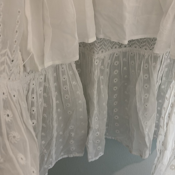 NWT J.Crew White Embroidered Sorento Dress - Picture 6 of 12